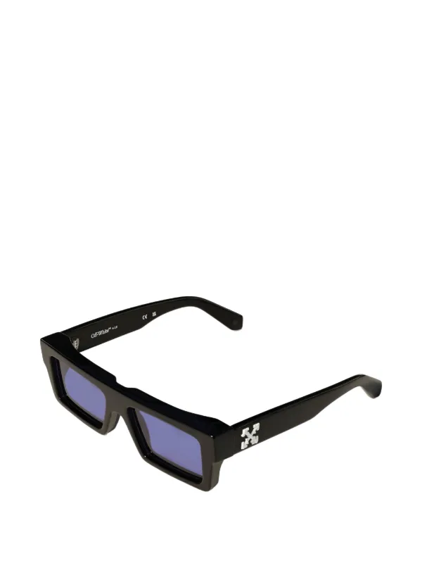 Off-White スクエアフレーム サングラス ブラック Off-White Eyewear スクエアフレーム サングラス | ブラック | FARFETCH JP
