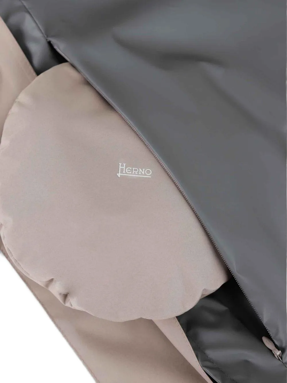  Herno Abrigo Impermeable Con Botones - Neutro 