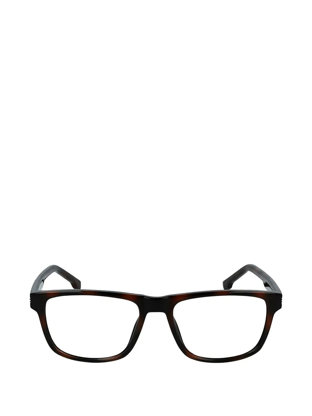 Lacoste square-frame glasses - Marrone