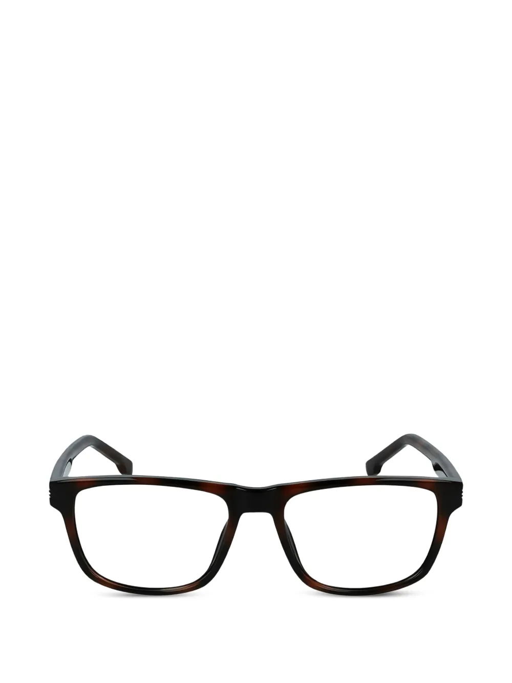Lacoste square-frame glasses - Braun