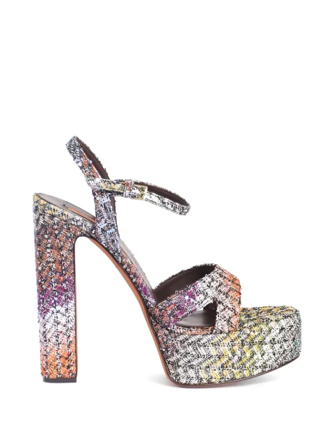 Missoni chevron-knit sandals