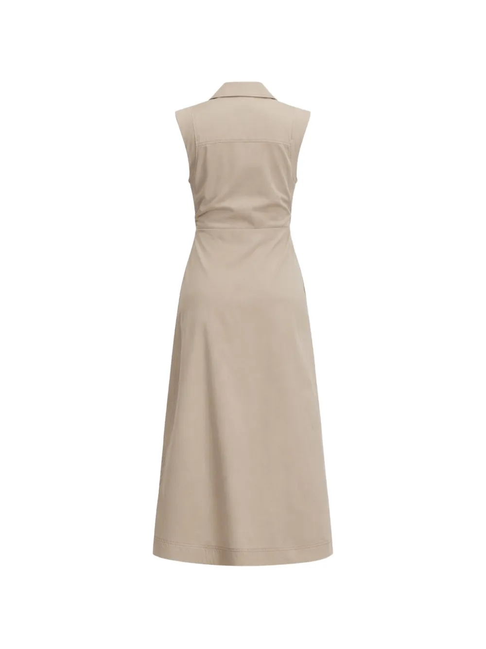 Veronica Beard Orla jurk met knopen Beige
