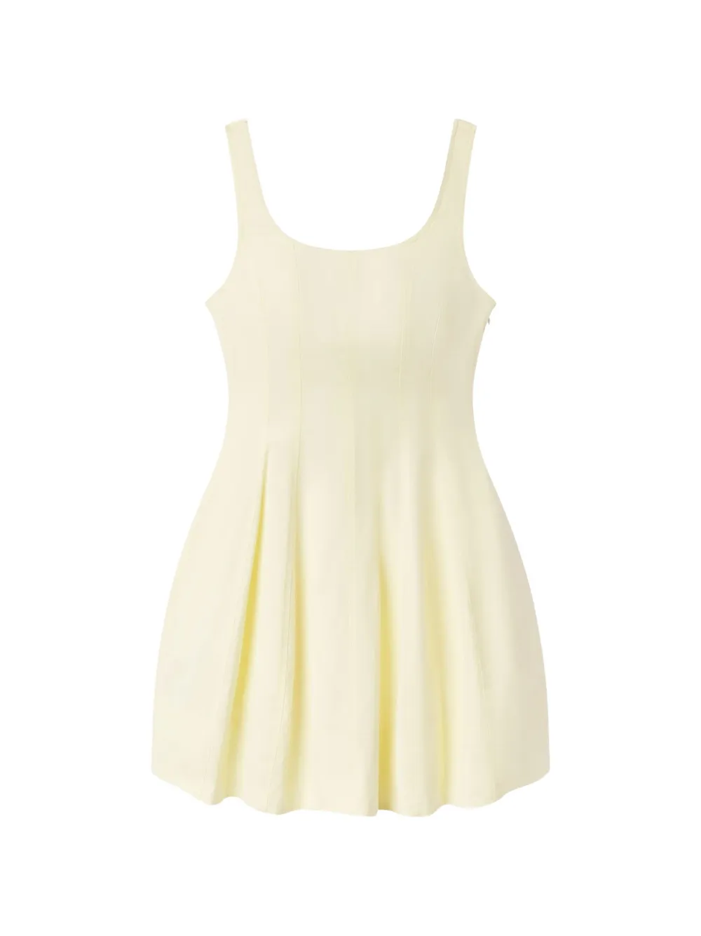 A.L.C. Vea panelled A-line mini dress - Giallo