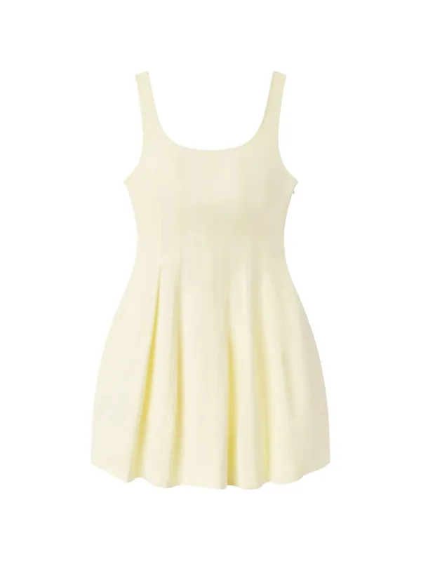 alc yellow mini dress A.l.c. Vea Panelled Mini Dress