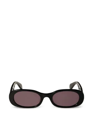 Off-White Eyewear スクエアフレーム サングラス | ブラック | FARFETCH JP