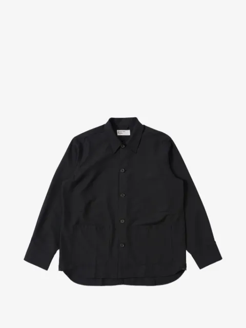 Universal Works patch-pocket overshirt