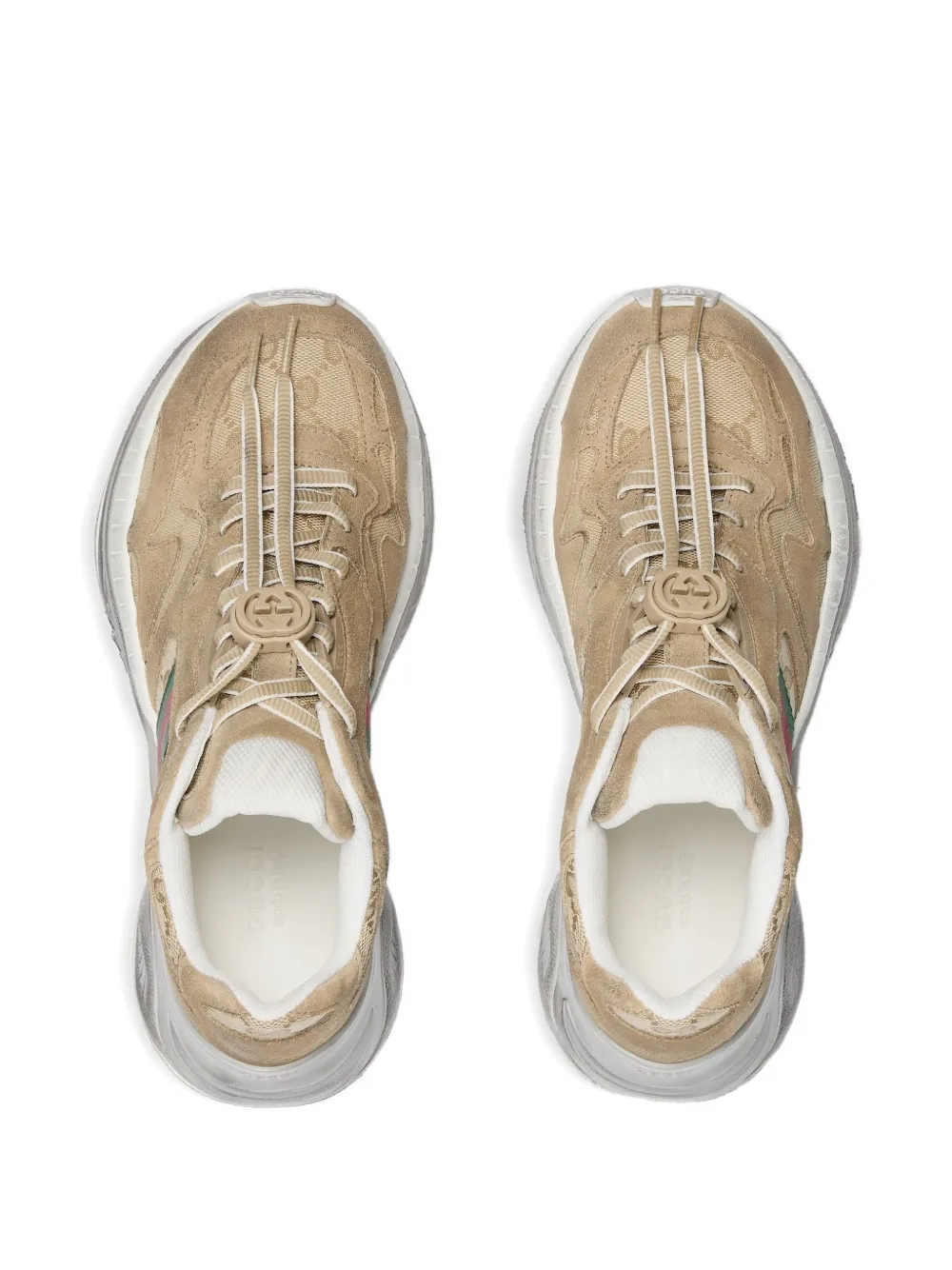 Gucci 2.0 panelled sneakers Beige