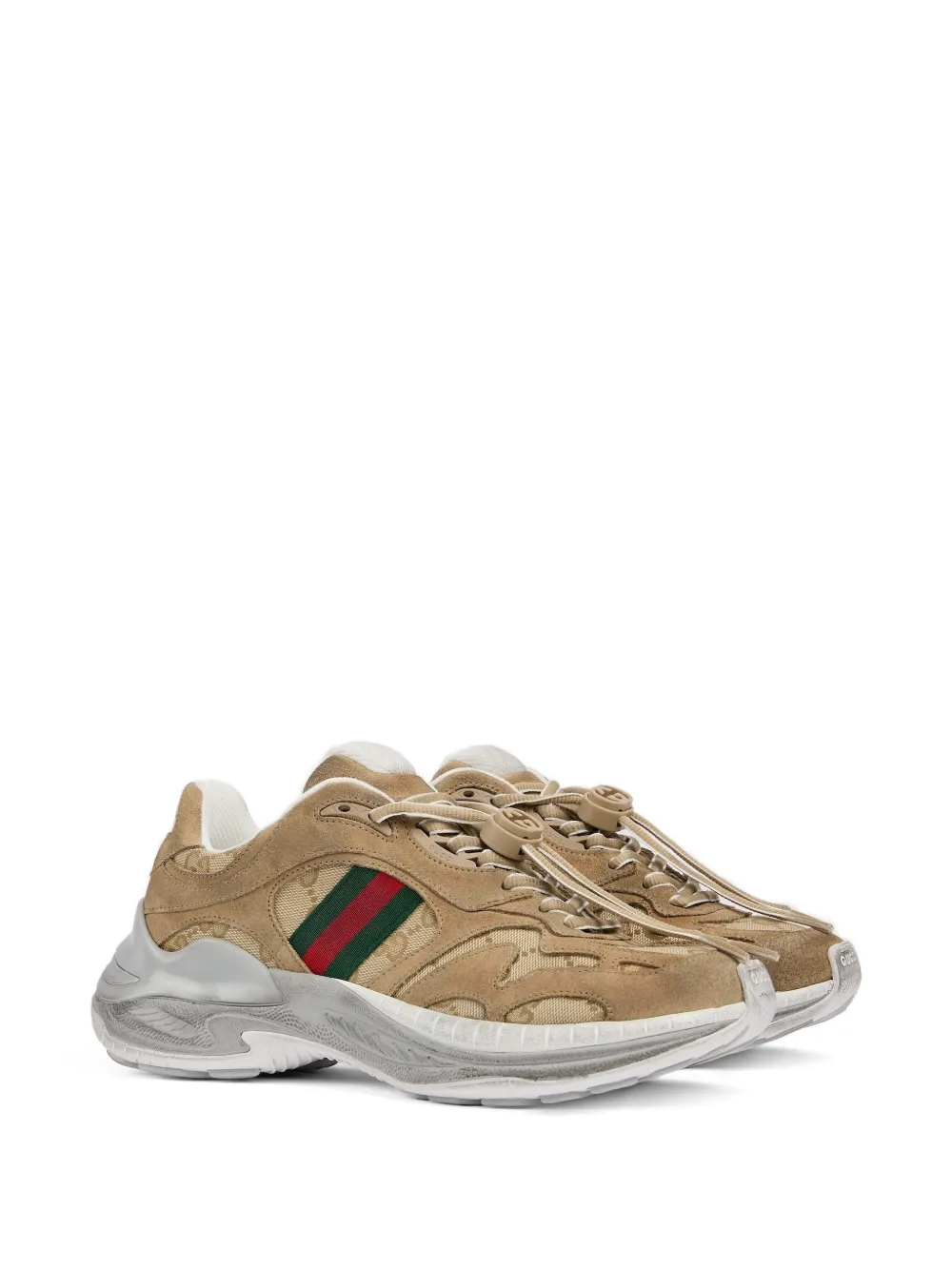 Gucci 2.0 panelled sneakers Beige