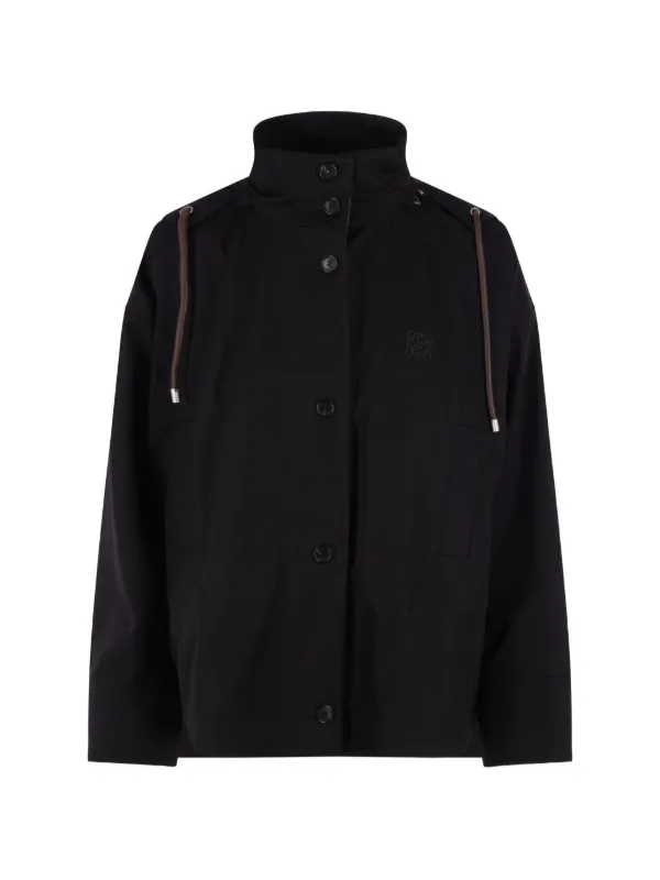 LOEWE フーデッド ジャケット | ブラック | FARFETCH JP