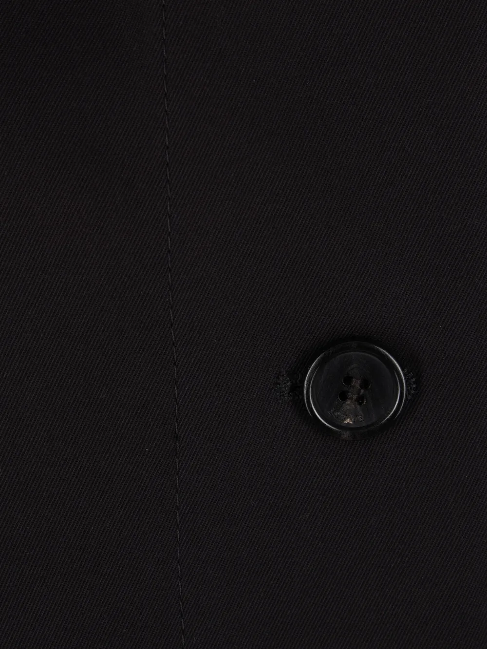 LOEWE Jack met capuchon en knoopsluiting Zwart