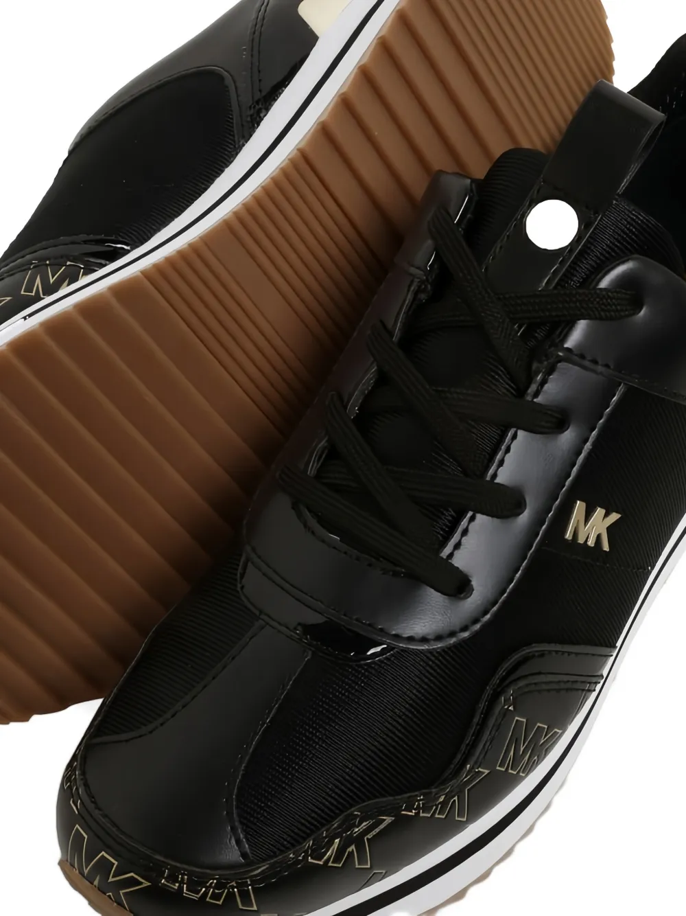 Michael Kors Raina logo-print sneakers Zwart