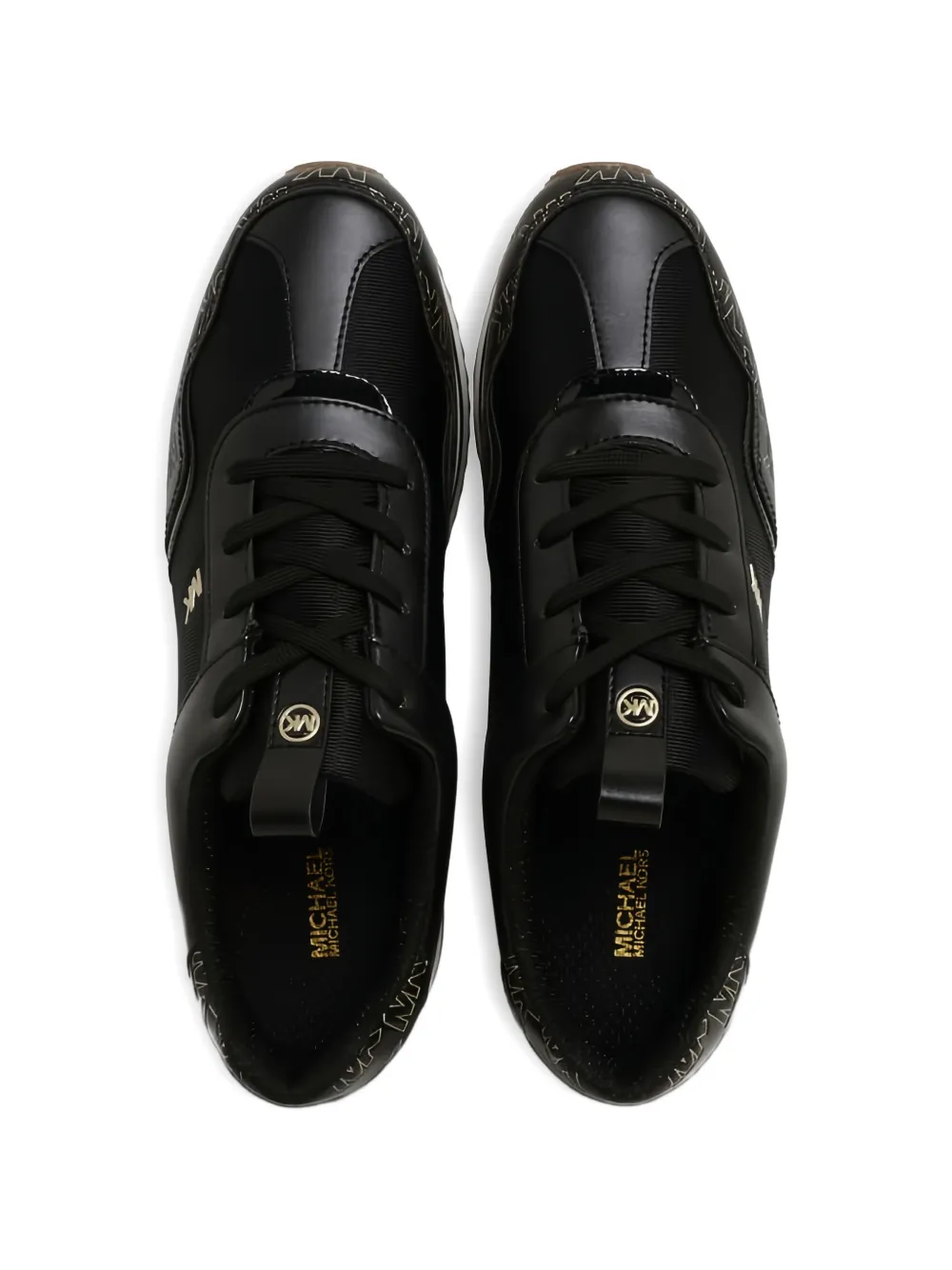 Michael Kors Raina logo-print sneakers Zwart