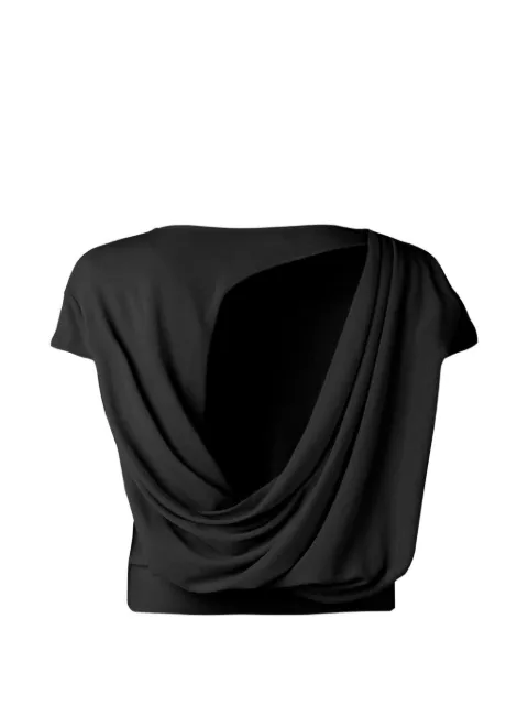 Jacquemus Le Haut Mistral draped-back T-shirt