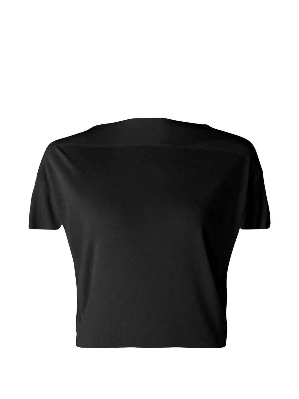 Jacquemus Le Haut Mistral gedrapeerd T-shirt Zwart