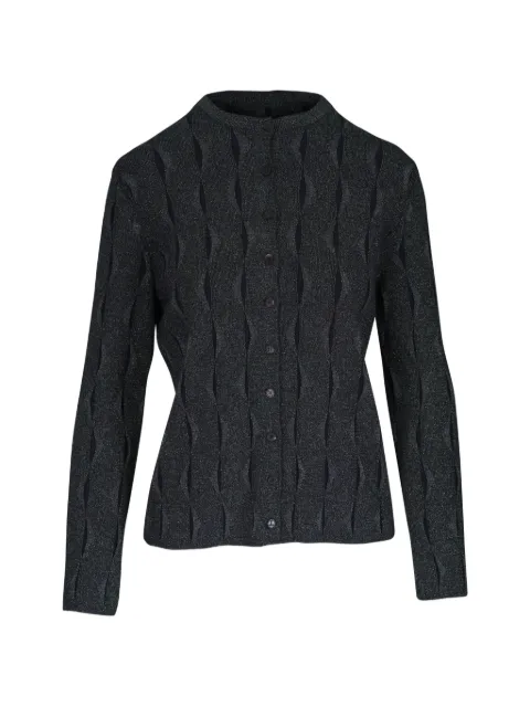 Lafayette 148 wavy-textured cardigan