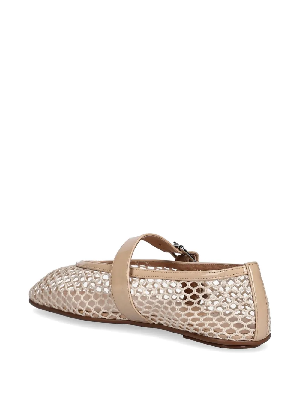 Jeffrey Campbell square-toe ballet flats Beige