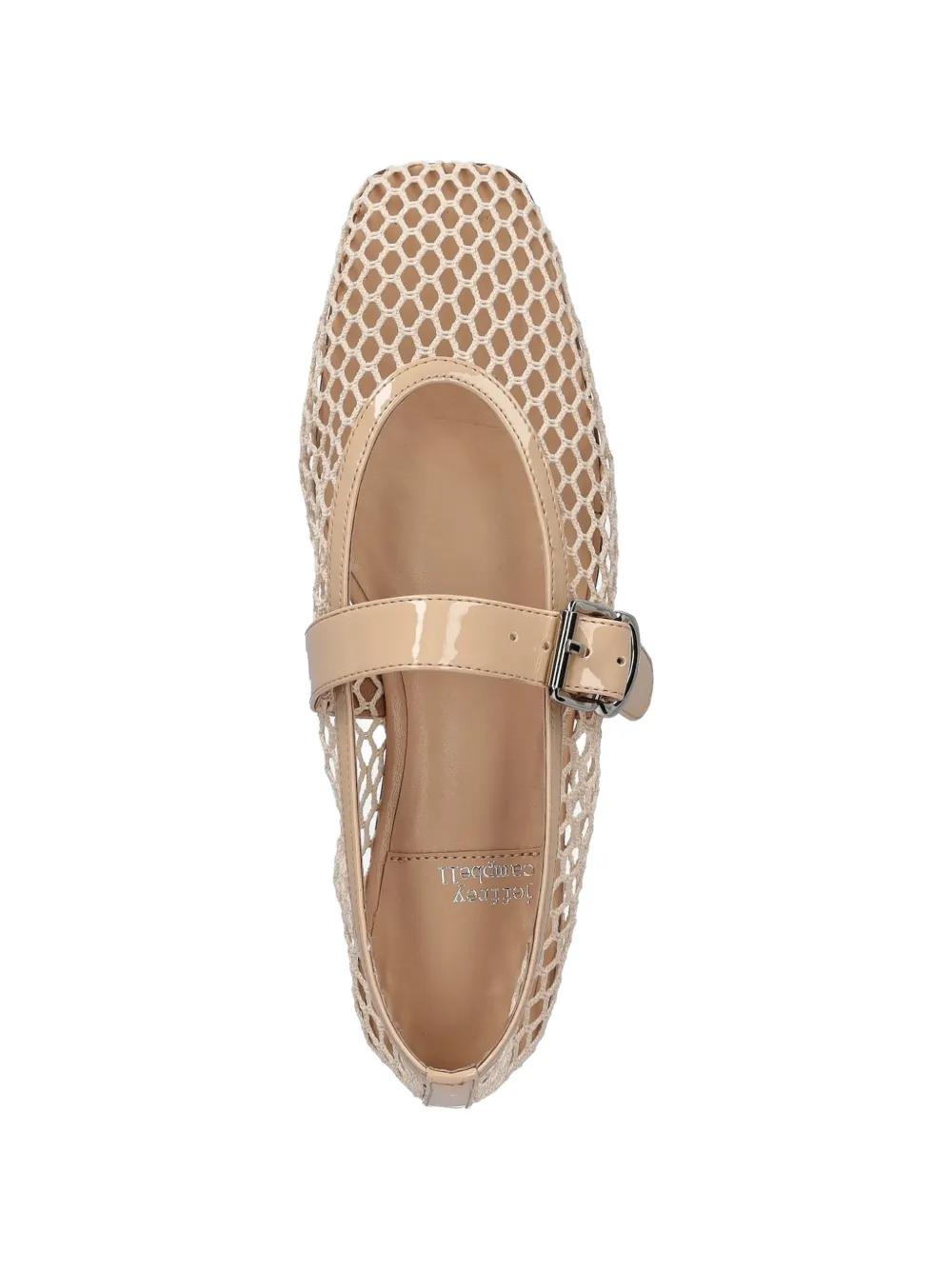 Jeffrey Campbell square-toe ballet flats Beige