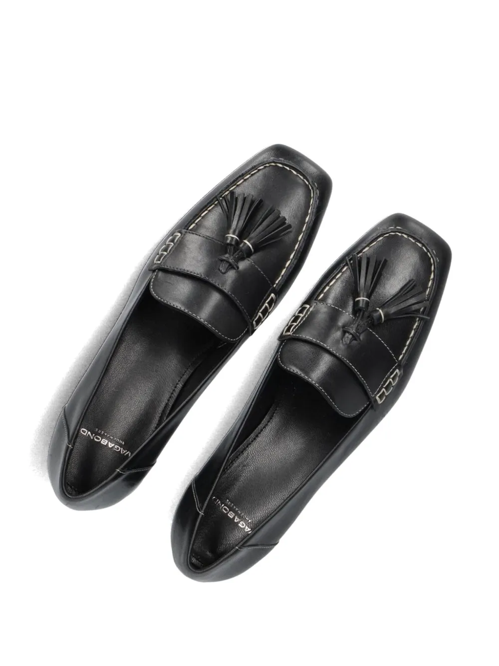 VAGABOND Debbi tassel leather Zwart