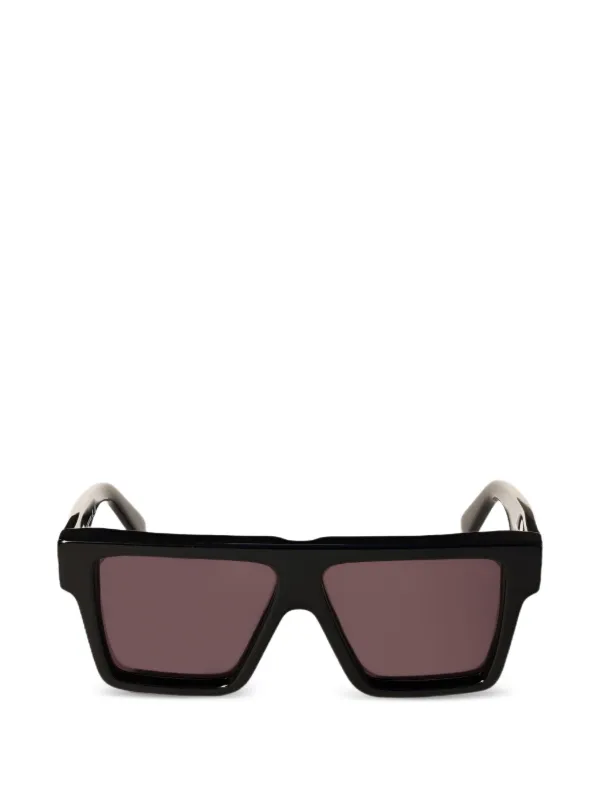 Off-White Eyewear スクエアフレーム サングラス | ブラック | FARFETCH JP