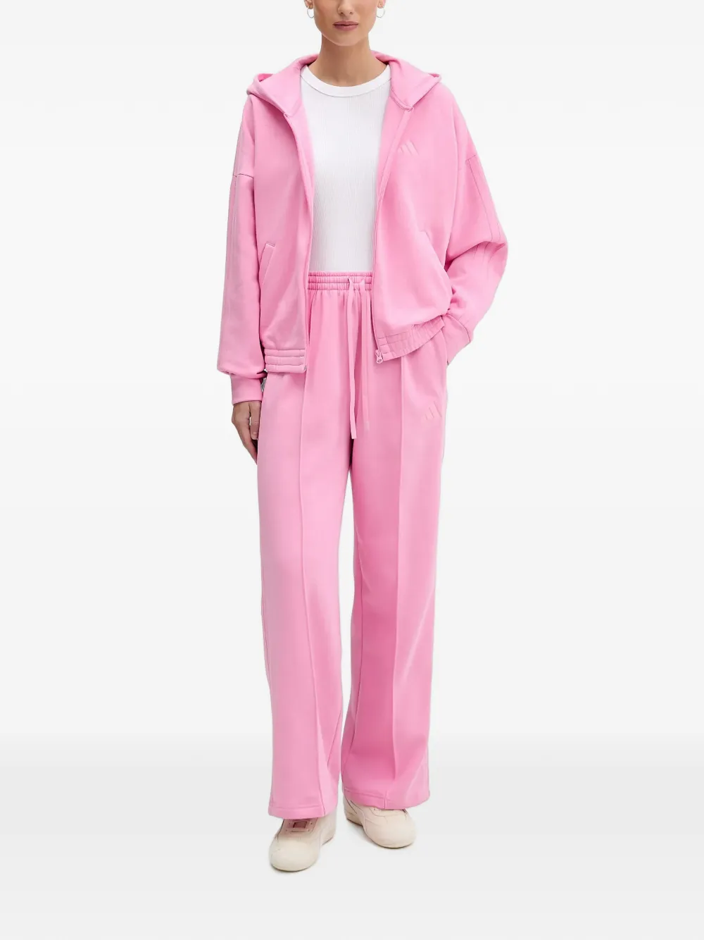 adidas three-stripe tracksuit - Rosa