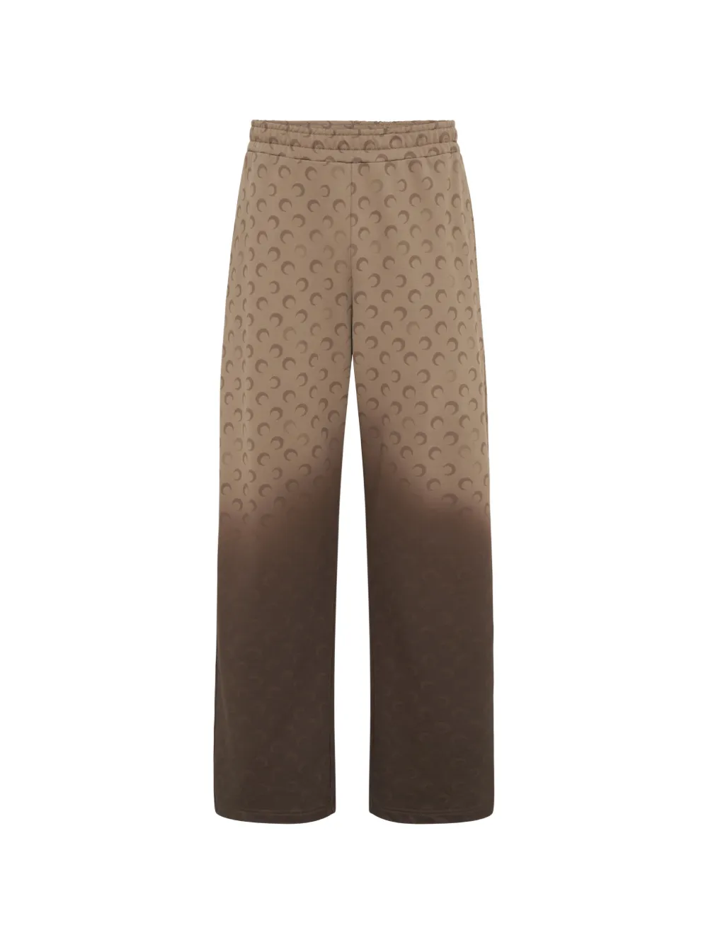 Marine Serre Faded Moon Track Pants In Brown