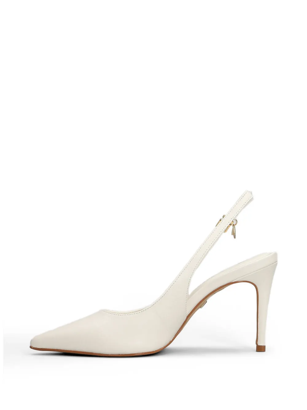 CARRANO Slingback pumps met puntige neus Beige