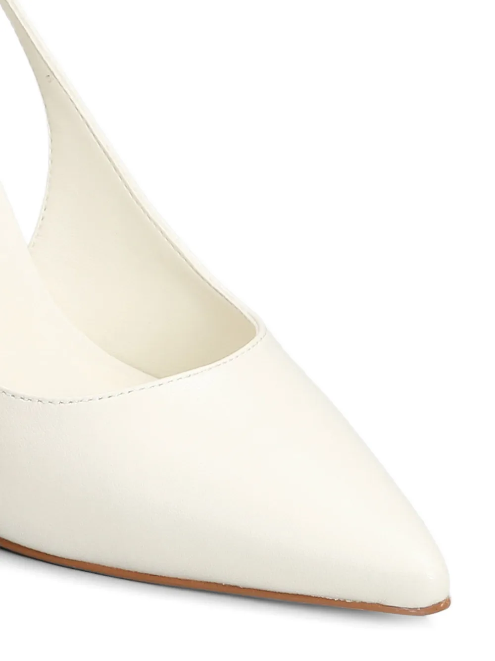 CARRANO Slingback pumps met puntige neus Beige