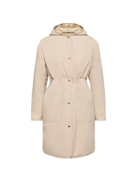 Moncler Thymlong reversible hooded coat