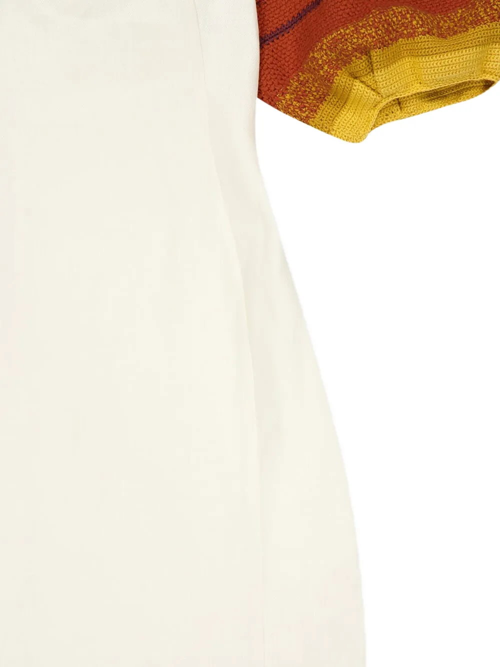 Gabriela Hearst Nomo linnen jurk met textuur Beige
