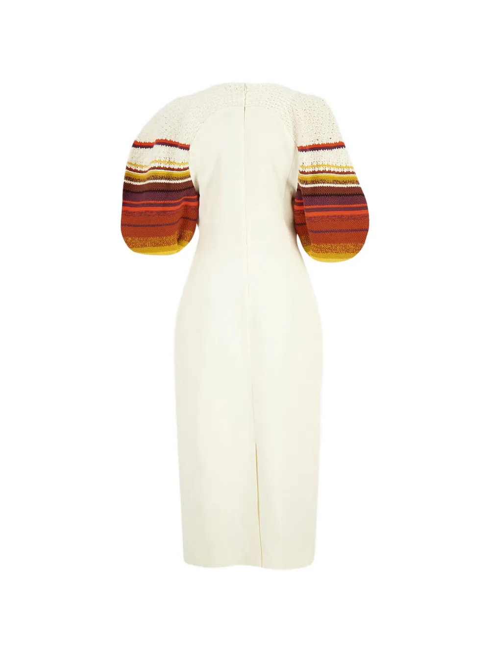 Gabriela Hearst Nomo linnen jurk met textuur Beige