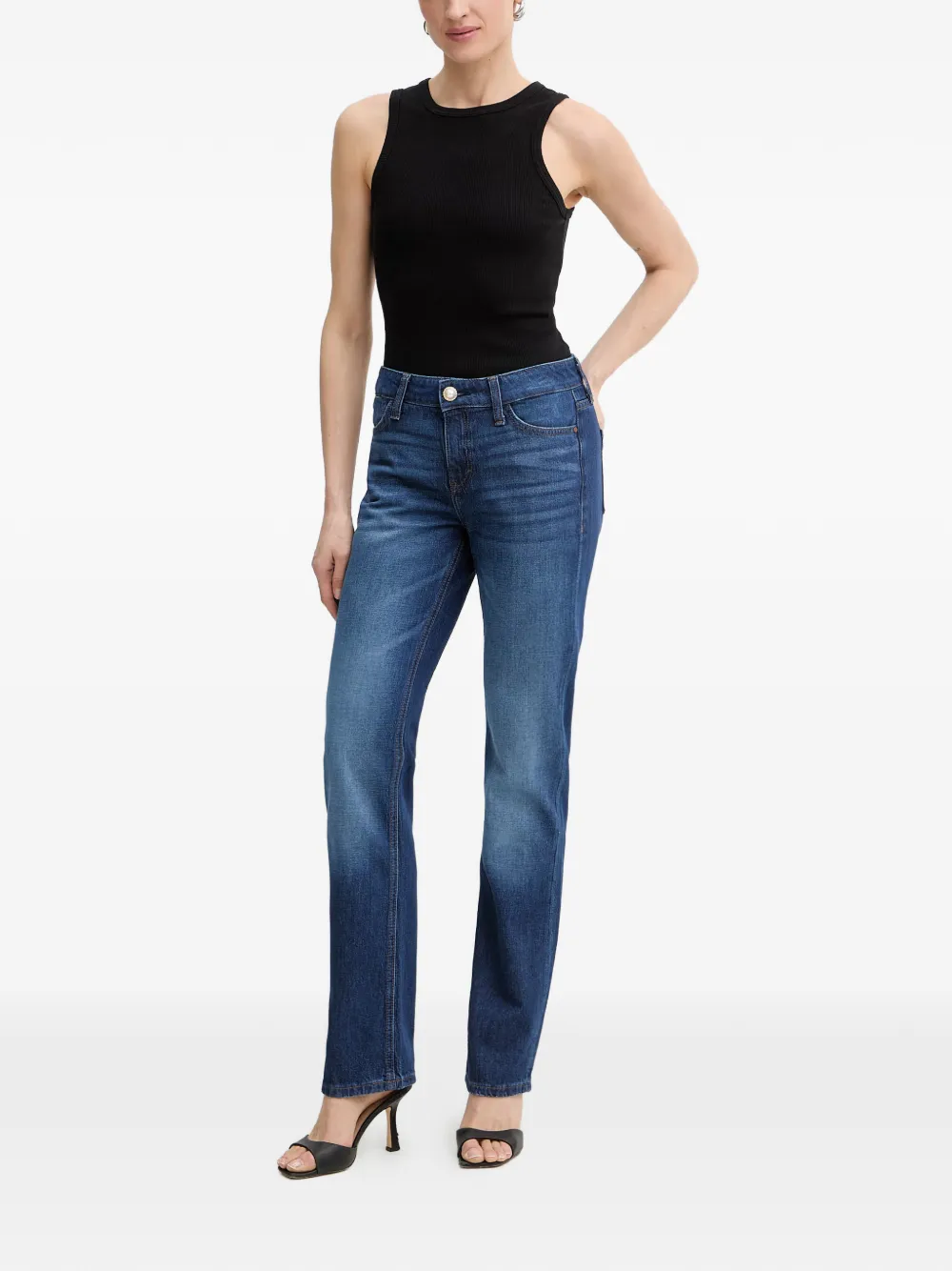 GUESS USA Nicky straight jeans Blauw
