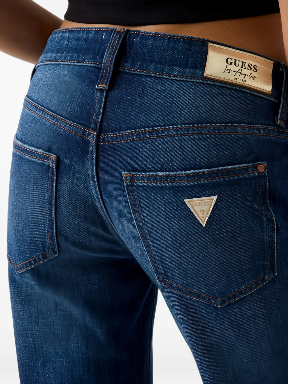 GUESS USA Nicky straight jeans Blauw