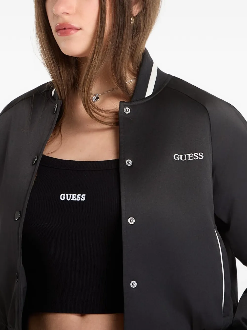 GUESS USA Jack met logoprint Zwart