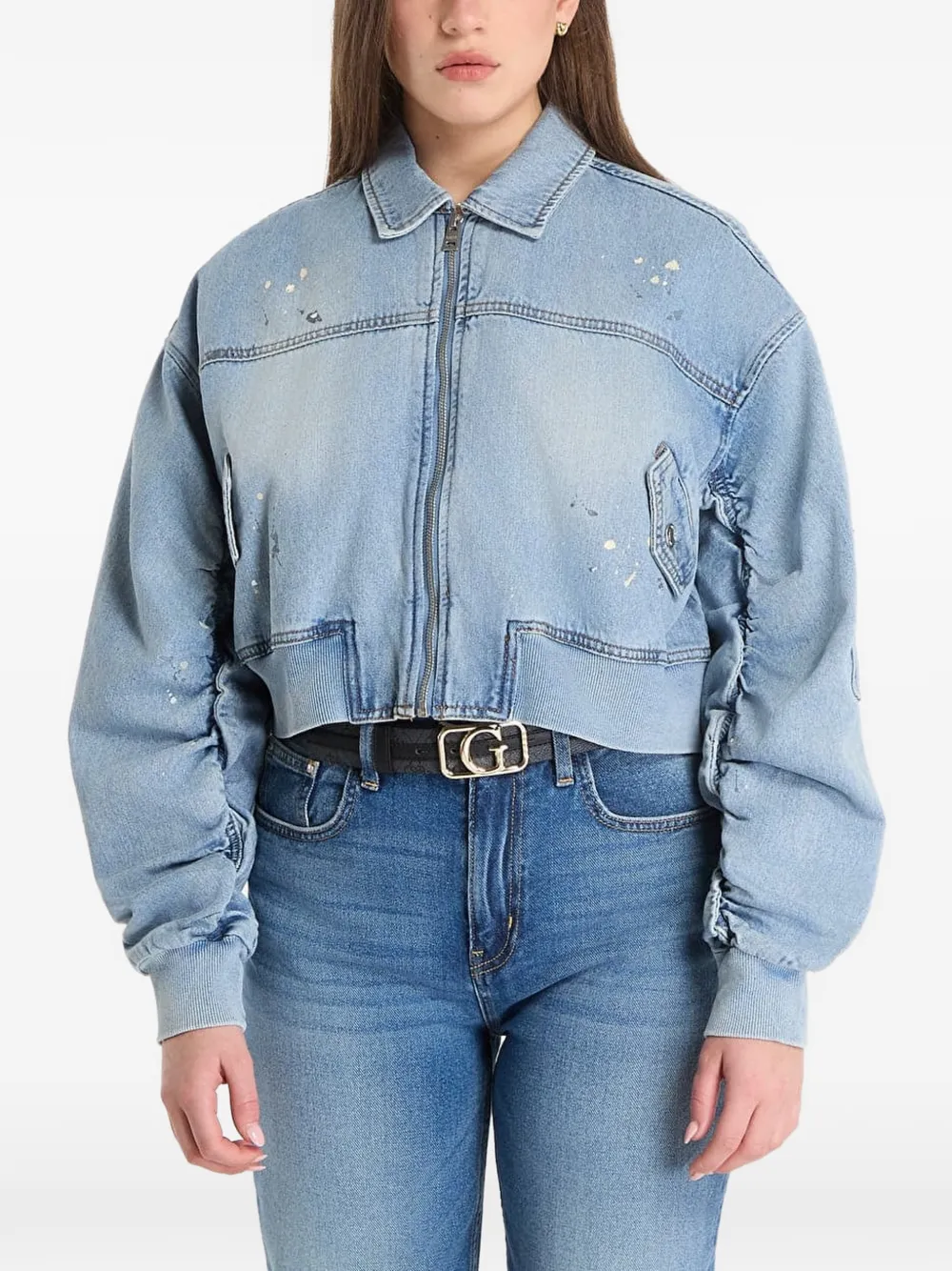 GUESS USA Anna denim jacket - Blue