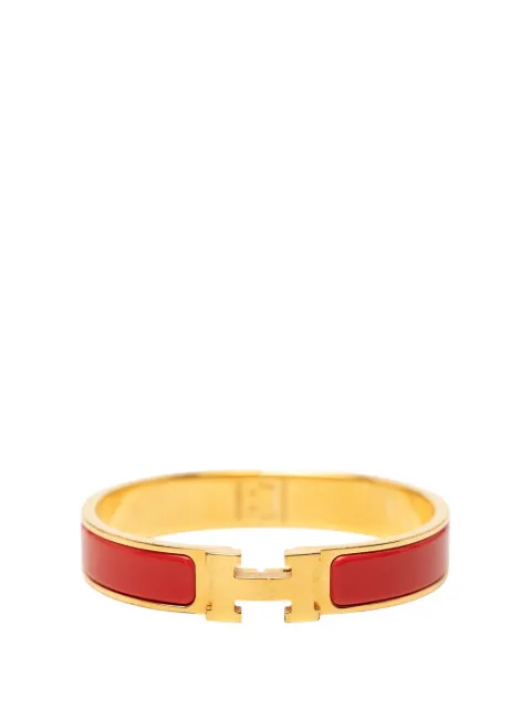 Hermès Pre-Owned pulsera H en esmalte con cierre de clip 2000-2015