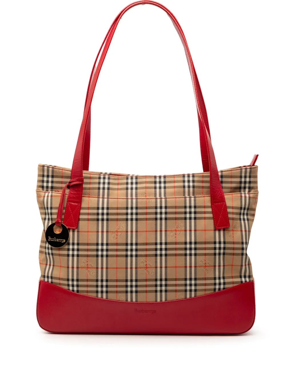 Burberry Pre-Owned 20th Century Haymarket Check Canvas tote bag - Rot