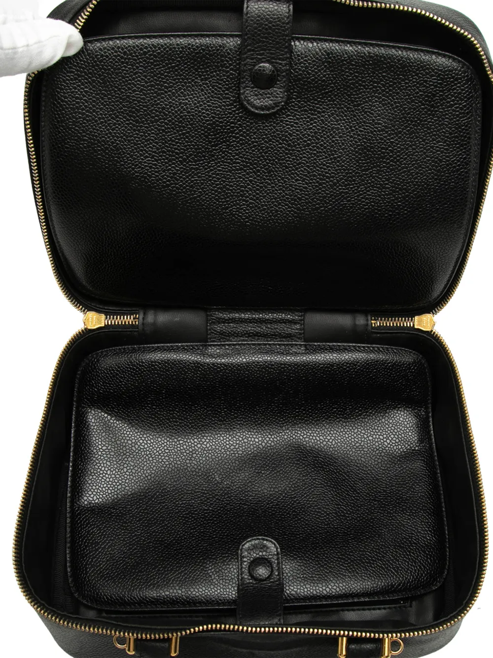 CHANEL Pre-Owned 1996-1997 ココマーク キャビア バニティケース