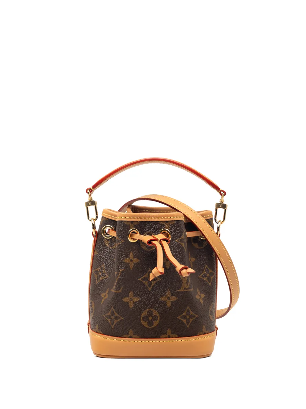 Louis Vuitton Pre-Owned 2021-2025 Monogram Nano Noe bucket bag - Braun