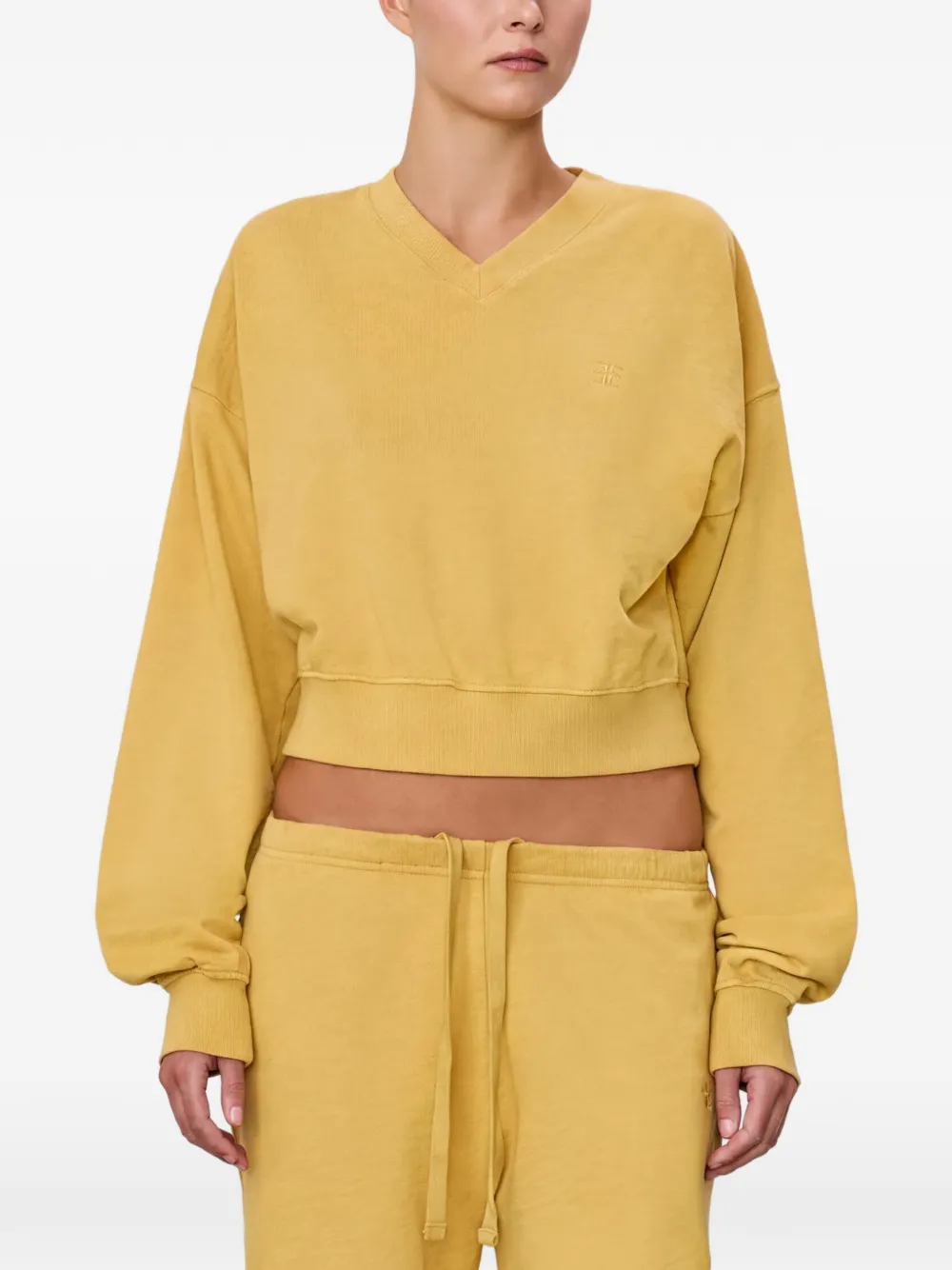  Eterne Pull à Col V - Jaune 