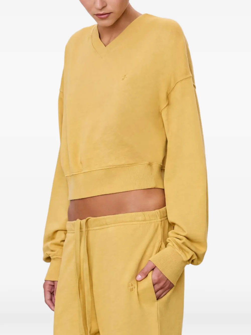  Eterne Pull à Col V - Jaune 