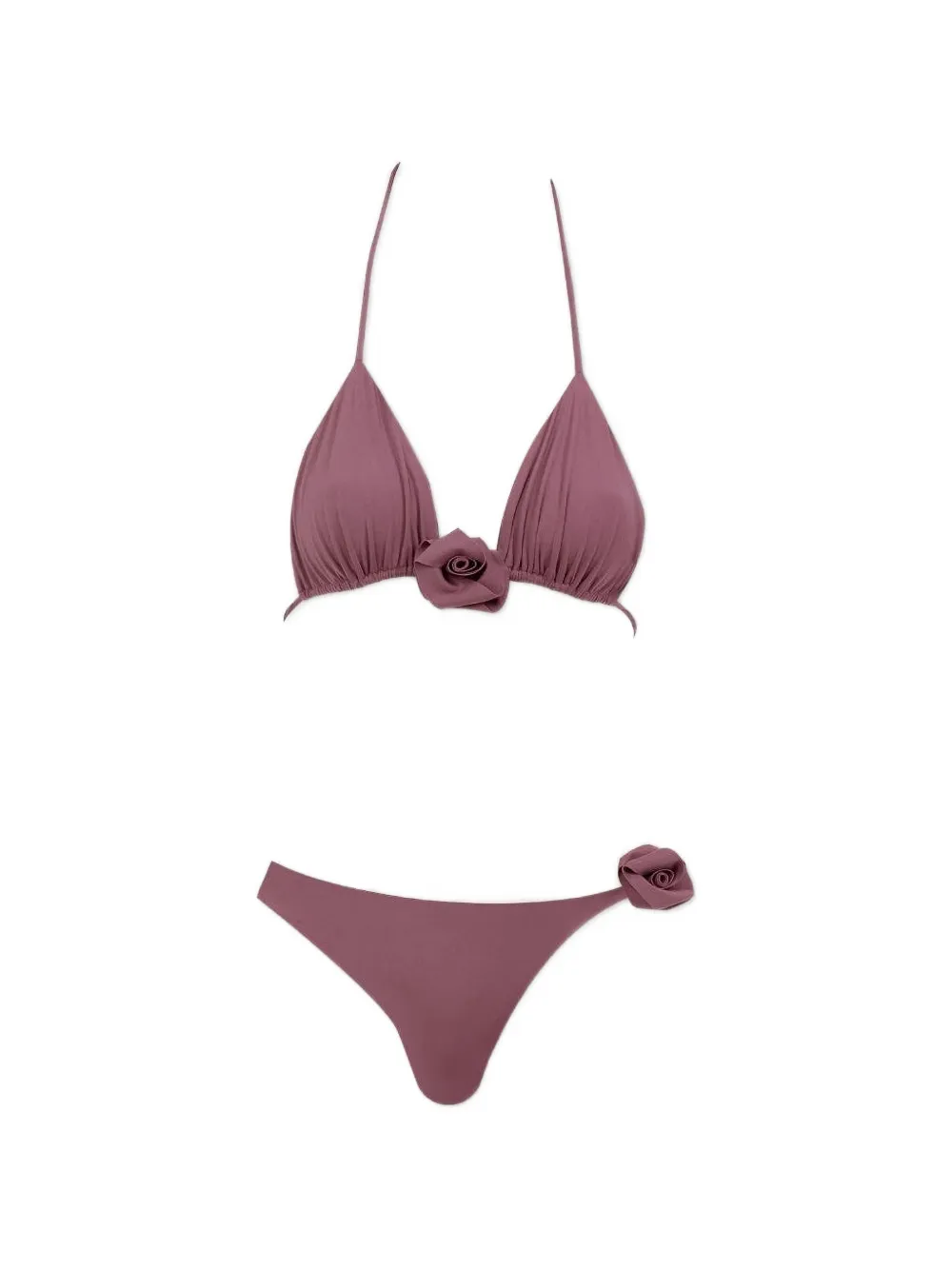 Maygel Coronel floral-appliqué bikini - Violett