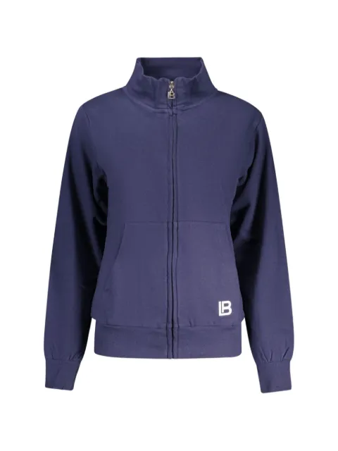Laura Biagiotti logo-patch zip-up sweatshirt
