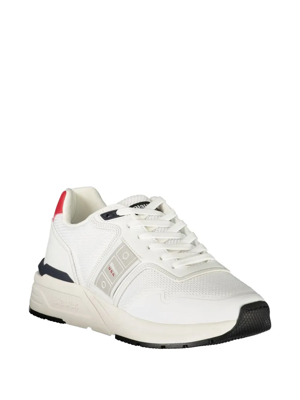 Blauer colour-block mesh-panel sneakers Wit