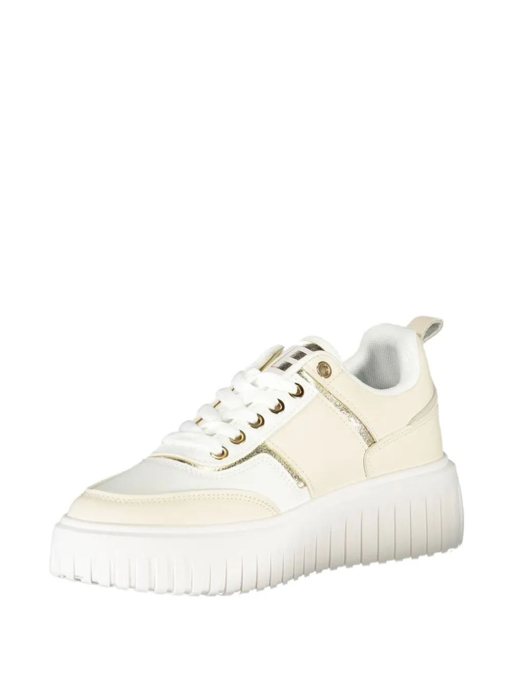 Laura Biagiotti logo-detail platform sneakers Beige