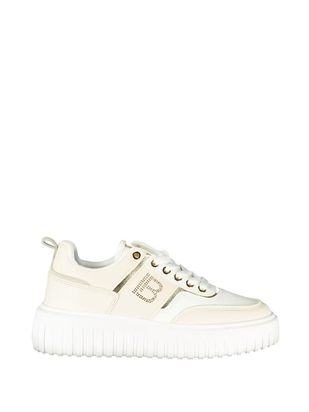 Laura Biagiotti logo-detail platform sneakers Beige