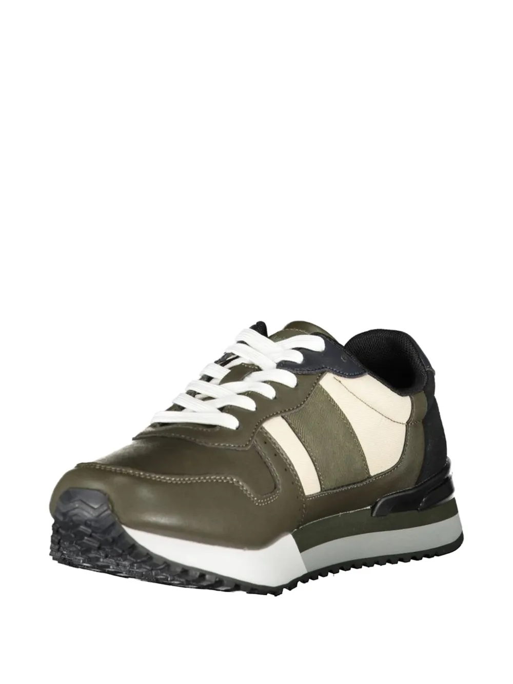 Carrera panelled lace-up sneakers Groen
