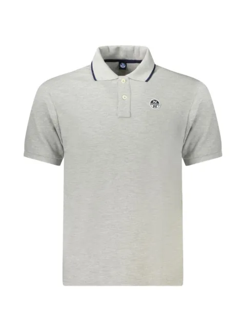 North Sails logo-patch cotton polo shirt