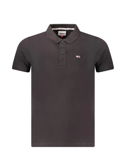 Tommy Hilfiger logo-patch polo shirt
