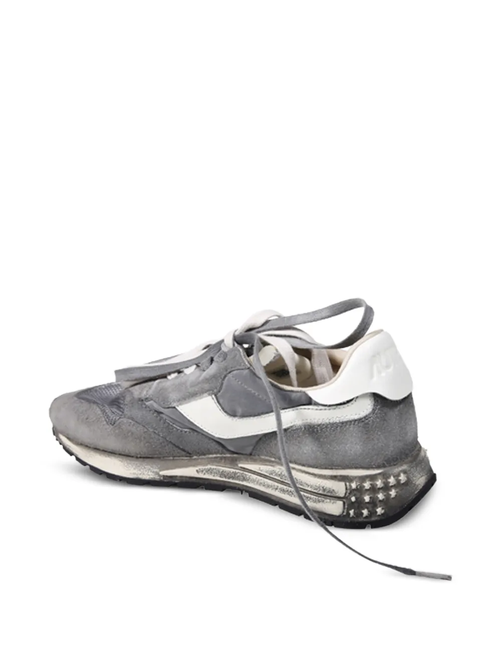 Autry Reelwind Super Vintage panelled distressed sneakers Grijs
