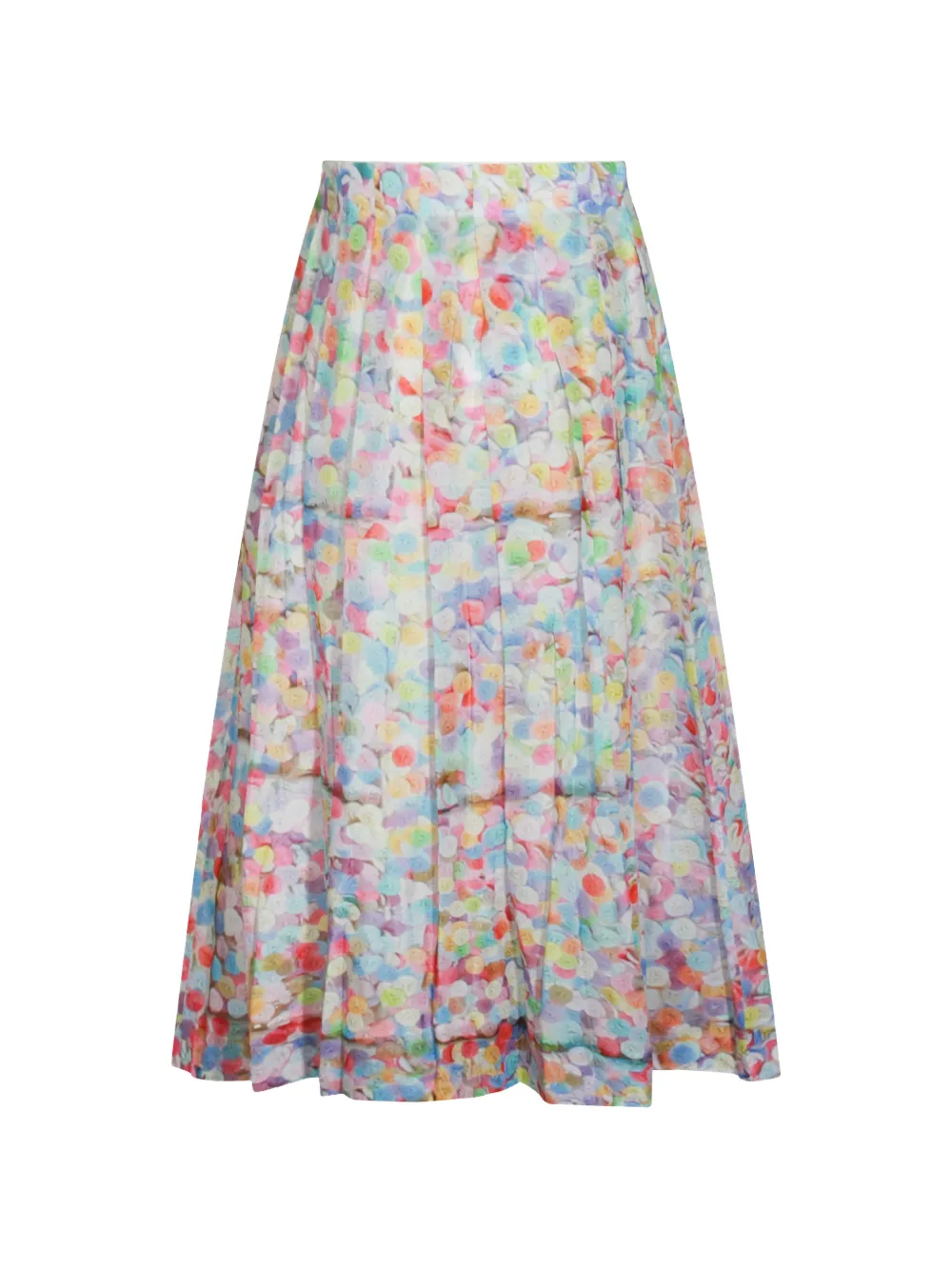  Talking Walls Falda Lily Con Estampado De Confeti - Blanco 